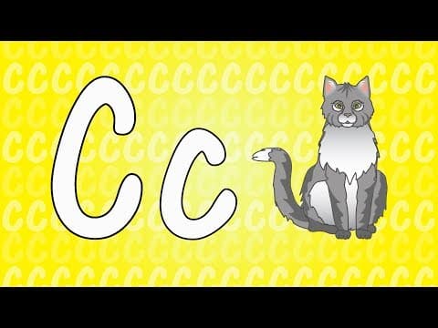 Letter c song for kids - words that start with c - animals that start with c