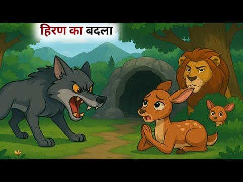 एक हिरण की बदले की कहानी // Hindi Cartoon // Panchatantra Ki Kahaniyan