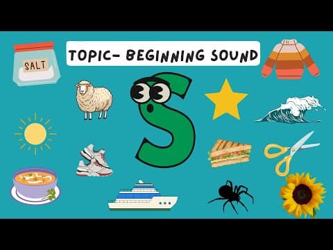 Find The Odd One Out | Beginning Sound /S/ | Part 9 | Practice My Worksheets