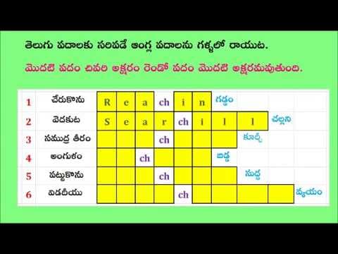 Teta Telugu - Telugu Velugu - Telugu to English Word Puzzle