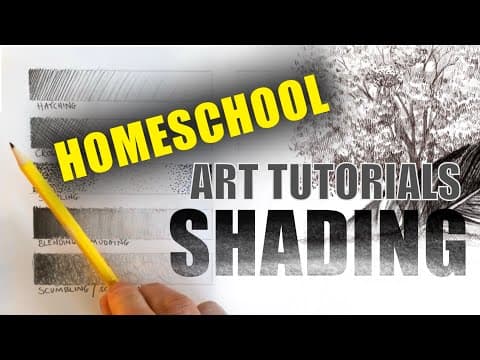 Homeschool art tutorial 1 - shading
