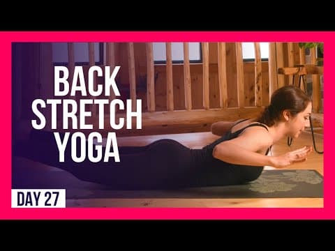 10 min Morning Yoga For Your BACK – Day #27 (10 MIN BACK STRETCH YOGA)