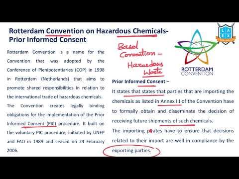 What is Rotterdam Convention ? || Rotterdam Convention అంటే ఏమిటి?