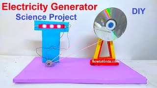 electric generator working model | inspire award science project - diy