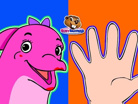 Finger Family Dolphins | Nursery Rhymes to Teach Children, English Learning Song, Surprise Eggs