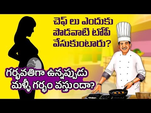 Interesting Facts in Telugu | why chefs hats so tall | Telugu Facts
