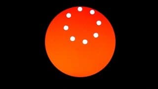 Cycloid illusion- Are these dots really moving in a circle.