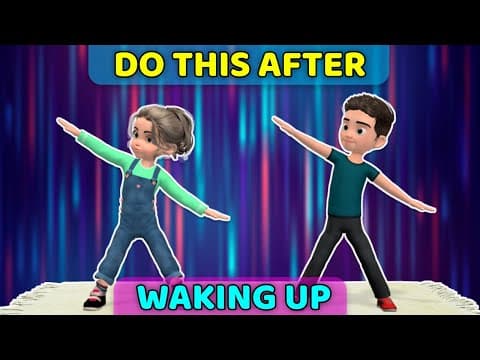 Morning kids workout - do this after waking up