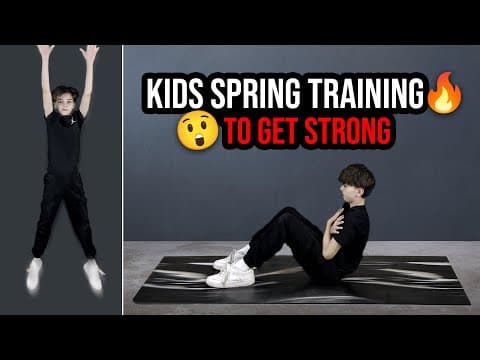 Kids "GET STRONG" Spring Workout Challenge! With ‪@GreysonPumple‬