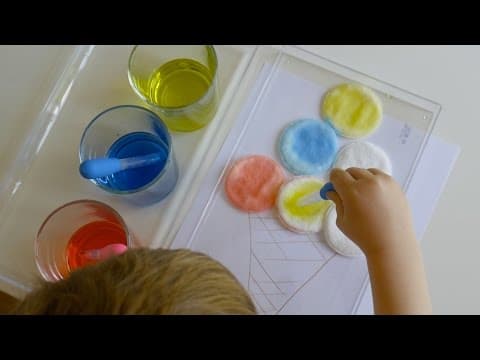 Simple Fine Motor Skills Activity for children