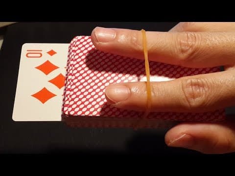 DID YOU KNOW THIS MAGIC TRICK? Rubber Band & Card Magic Trick