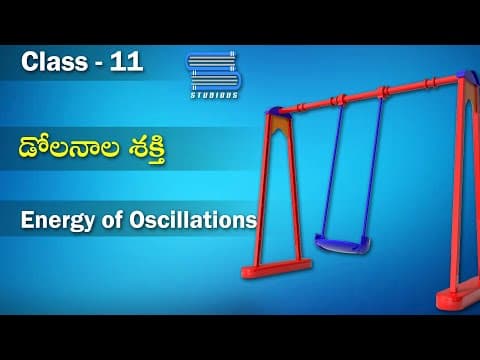 డోలనాల శక్తి - Energy of Oscillations | Oscillations in Telugu