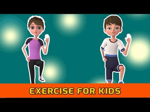 KIDS EXERCISES FOR BURNING FAT AND PROGRESSING MUSCLE | Kids Exercise