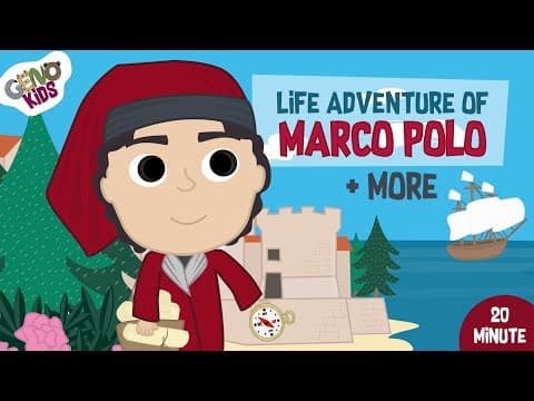 Marco Polo & Famous Historical Characters Cartoon Compilation