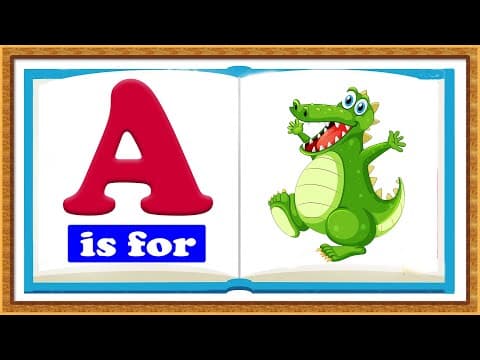 Learning alphabets for kids - learn abc for preschool - kids learning videos