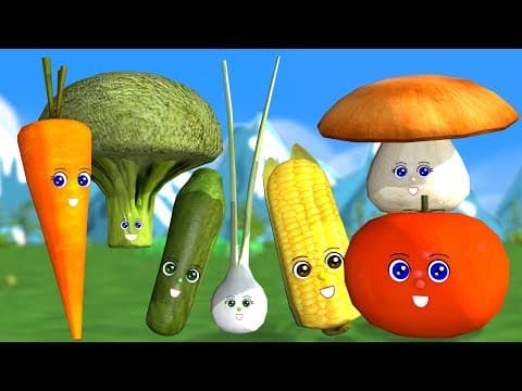 Learn About Vegetables with the Baby Shapes