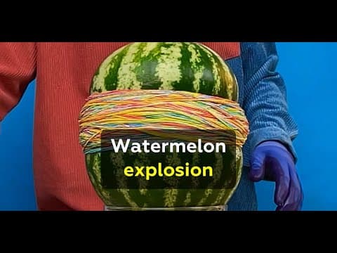 Watermelon explosion