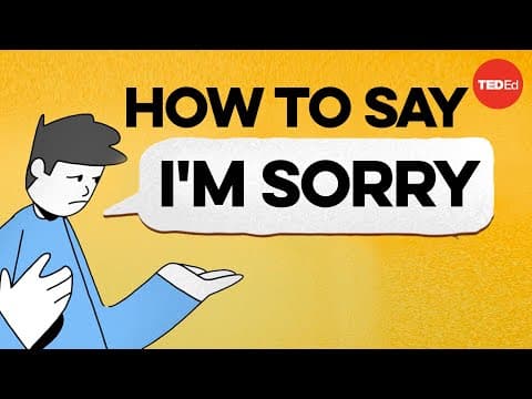 The best way to apologize according to science