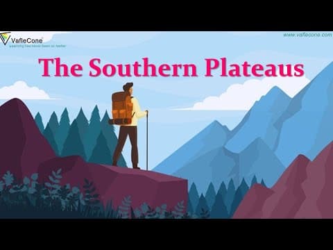 Southern Plateau l Social Science l India l CBSE l Life in southern Plateau