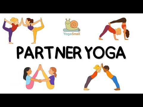 Partner Yoga Poses for Kids Easy | Yoga for Children | Yoga Snail