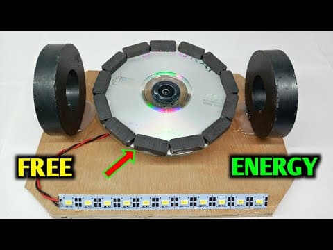 How to make electricity at home with motor / How to convert energy into electricity