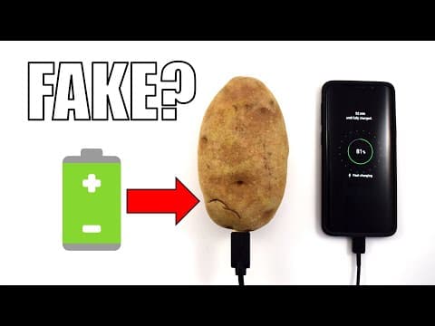⚡Can You Charge a Phone with a Potato Battery?🥔 - YouTube