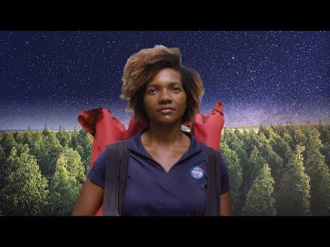 Why does this scientist shoot lasers at trees.