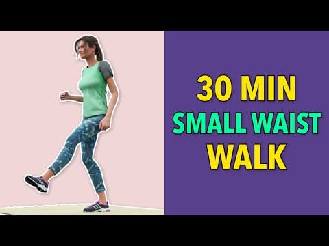 30-Minute Standing Cardio – Small Waist Walking Workout