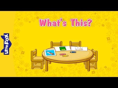 What's this? - learning songs - conversation 1 - little fox - animated songs for kids