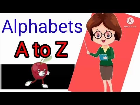 Learn alphabets a to z