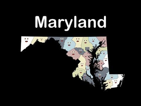 Maryland Geography Maryland State Maryland