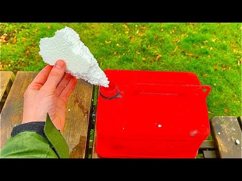 Just Mix Gasoline with Styrofoam and you Will be amazed | practical invention