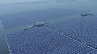 World has largest floating solar farm in E China