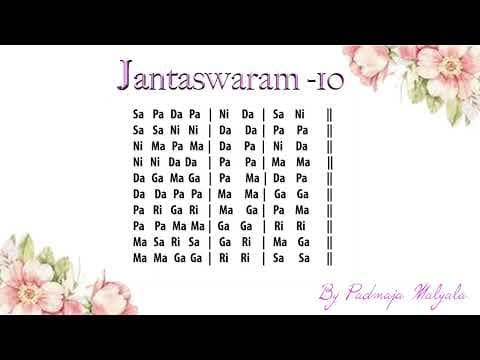 Carnatic music - jantaswaram 10