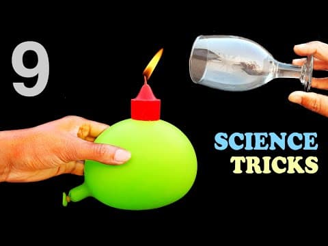 9 Easy Science Experiments At Home - School Science Experiments
