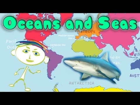 Geography explorer - oceans and seas - educational activities for children
