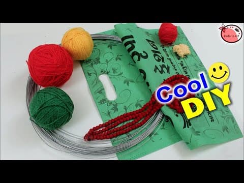 Flower vase making - diy room decor - how to - handmade things - best out of waste idea