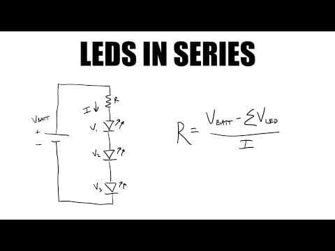 LED Circuit Design| LEDs in Series