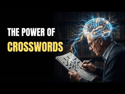 Crossword Puzzles Rewire Your Brain for Longevity | Neuroscience Explains
