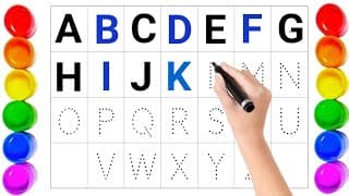 abcd in English | A to Z English Alphabets abcd | a for apple b for ball | dotted abc tracing-1