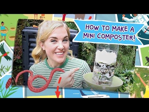 How to make a mini compost bin with Maddie Moate
