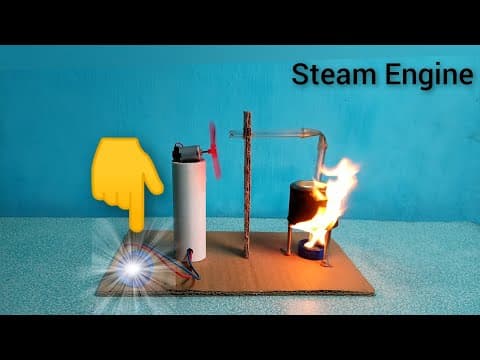 How To Make A Steam Engine || Free Energy Steam Engine || Homemade Powerful Steam Engine