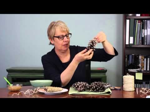 I HEART How To's: Making Pine Cone Bird Feeders