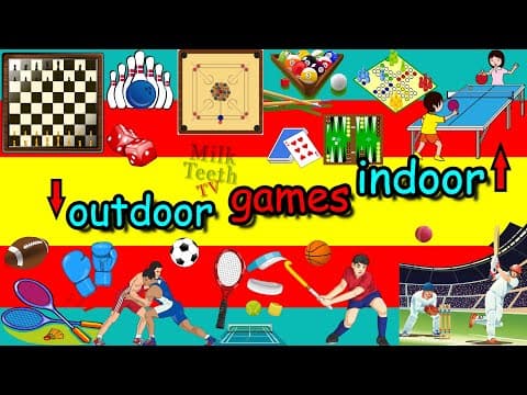 List of Sports: Types of Sports and Games in English | Sports List with Pictures indoor outdoor