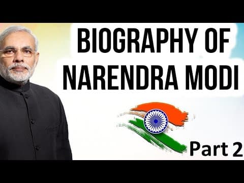 Narendra Modi biography नरेंद्र मोदी की जीवनी Prime Minister of India since 2014 PART 2
