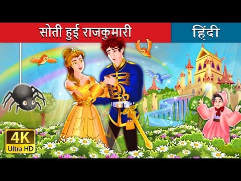 सोती हुई राजकुमारी | The Counterpane Fairy in Hindi | ‪@HindiFairyTales‬