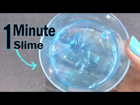 2 WAYS 1 MINUTE SLIME CHALLENGE, How to make slime in 1 minute at home! - YouTube