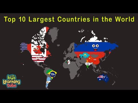 Top 10 Largest Countries in the World 10 Biggest Countries in the World