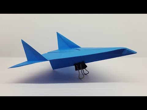 How To Make Paper Fighter Airplane | DIY Origami Fighter Aircraft | Paper Jet Plane Making Idea