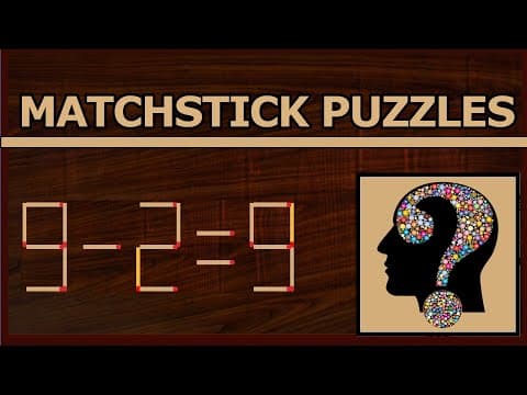 Matchstick Puzzle #48 | Matchstick Logic Puzzles |Matchstick Puzzles with Answers| Matchstick Tricks